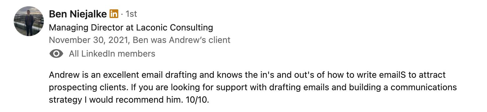 testimonials